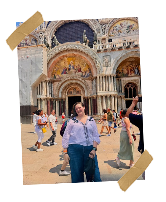 Me in front of Saint Marks Basillica